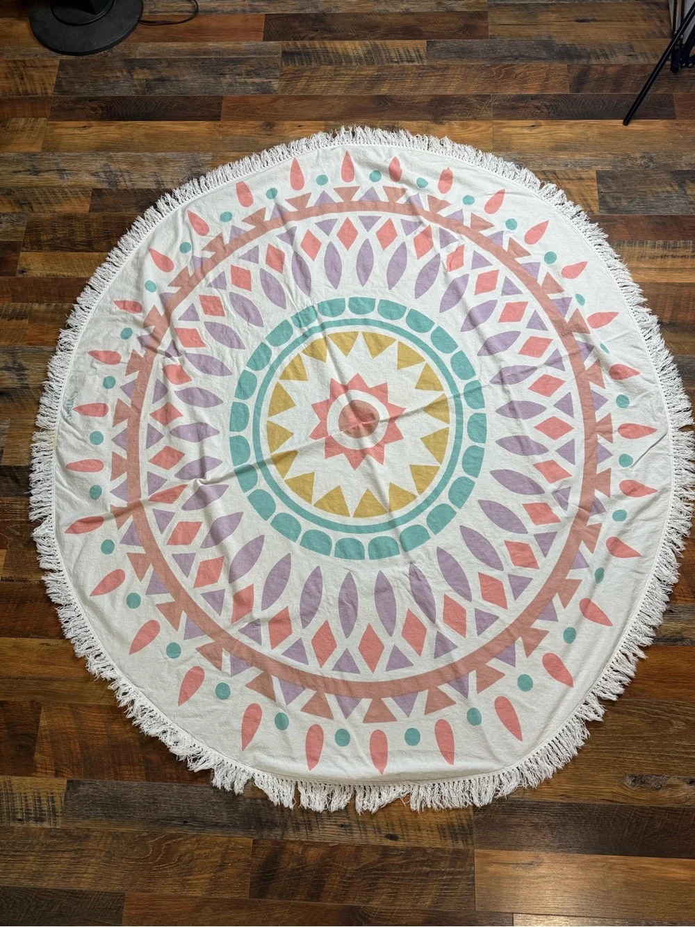 GYPSY 05 Warm Geometrical The Boho Beach Roundie